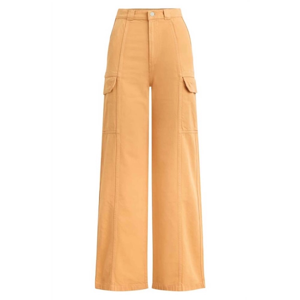 Hudson Jeans Wide Leg‎ Orange Cargo Pants
